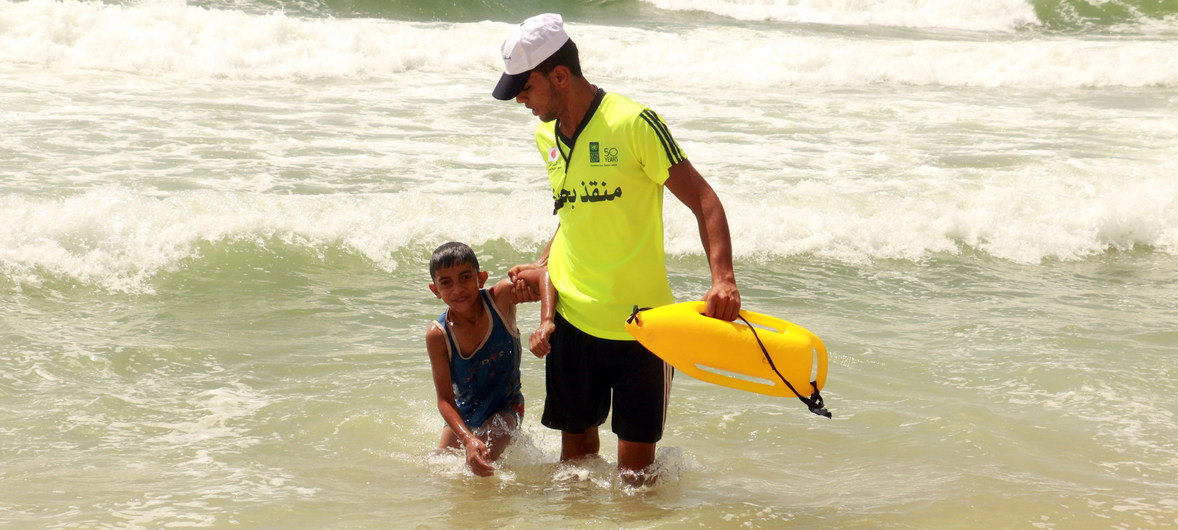 UNDP provides lifeline to Gaza lifeguards