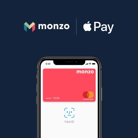 Monzo now supports Apple Pay in its banking services