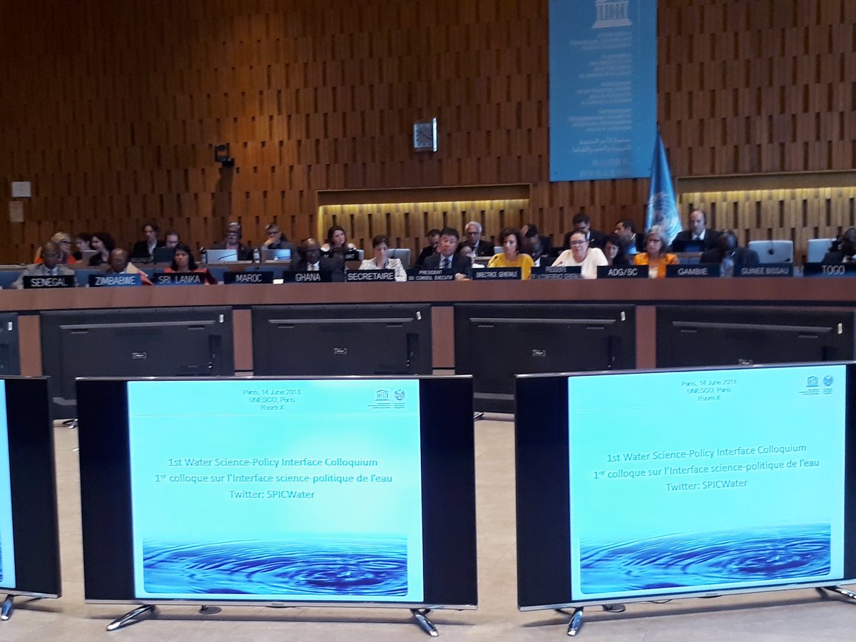 UNESCO hosts 1st Water Science-Policy Colloquium towards SDG 6