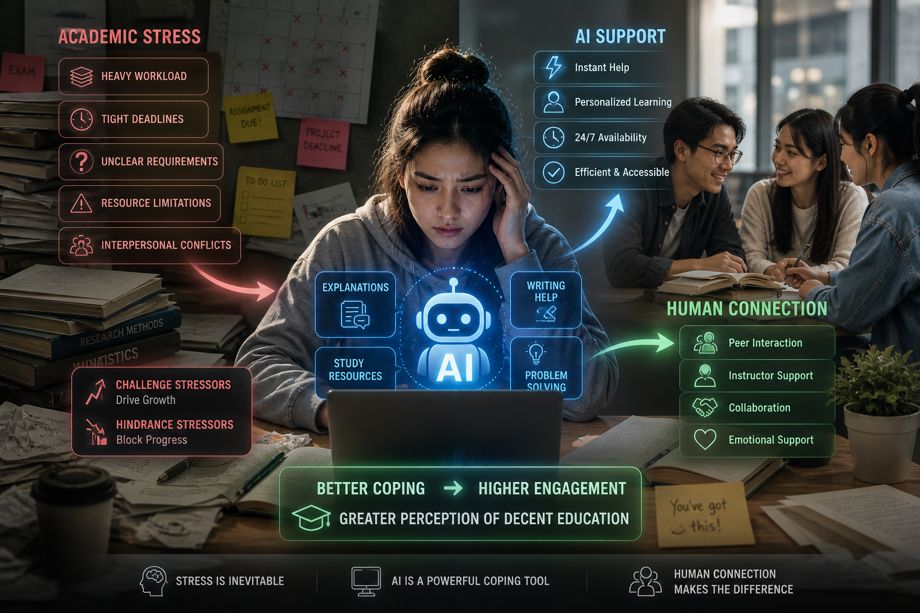 Digital coping: Students rely on AI to navigate academic pressure ...