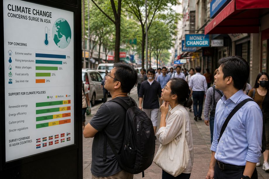 Climate Change Concerns Surge in Asia, but Public Backing for Policies ...