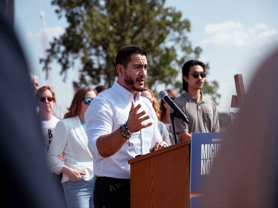 Image for El-Sayed scores major win for progressives in Michigan Senate primary; Trump says "great news" for GOP