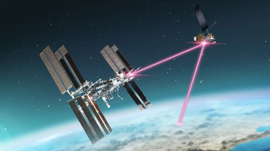 NASA tech experiment completes first laser link with in-orbit laser ...