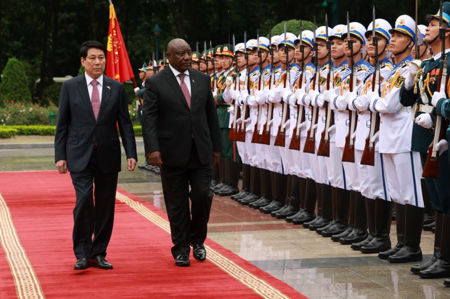President Ramaphosa Receives Red Carpet Welcome in Vietnam for Landmark ...