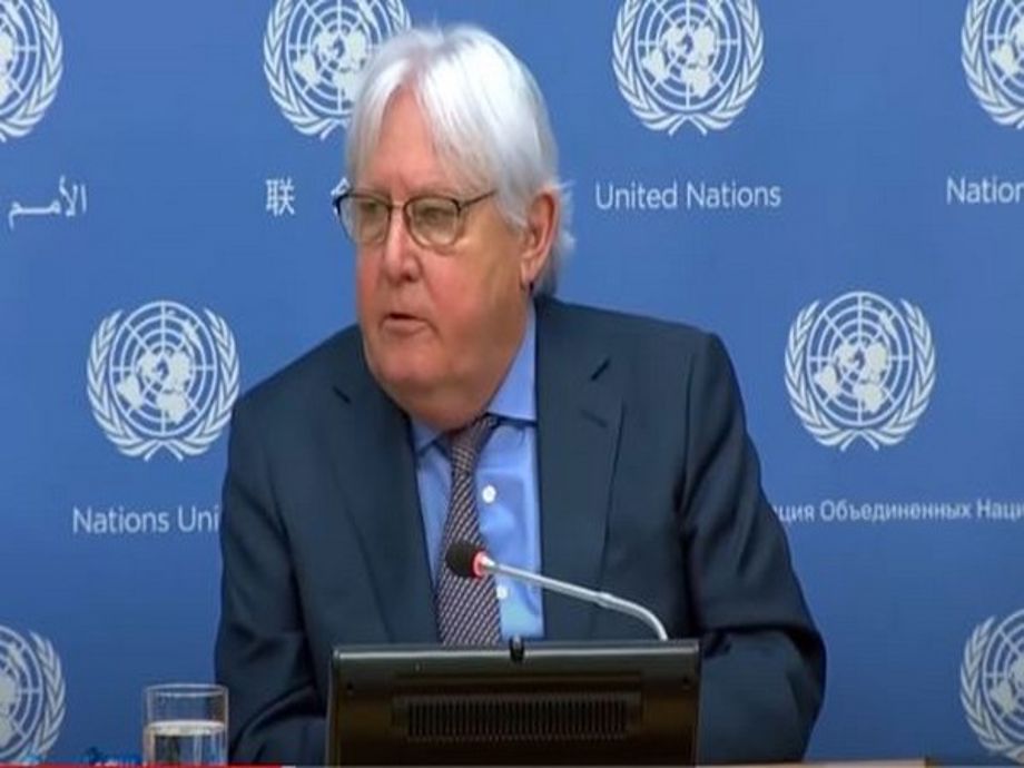 Griffiths Highlights Power Politics Hampering Humanitarian Aid in ...