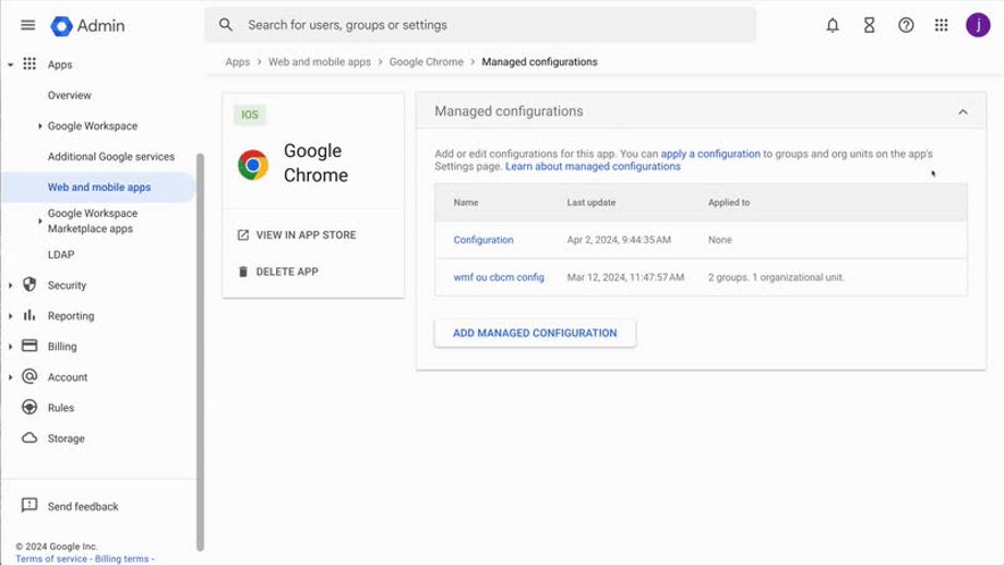 Workspace admins can now configure managed iOS apps using Google Mobile ...