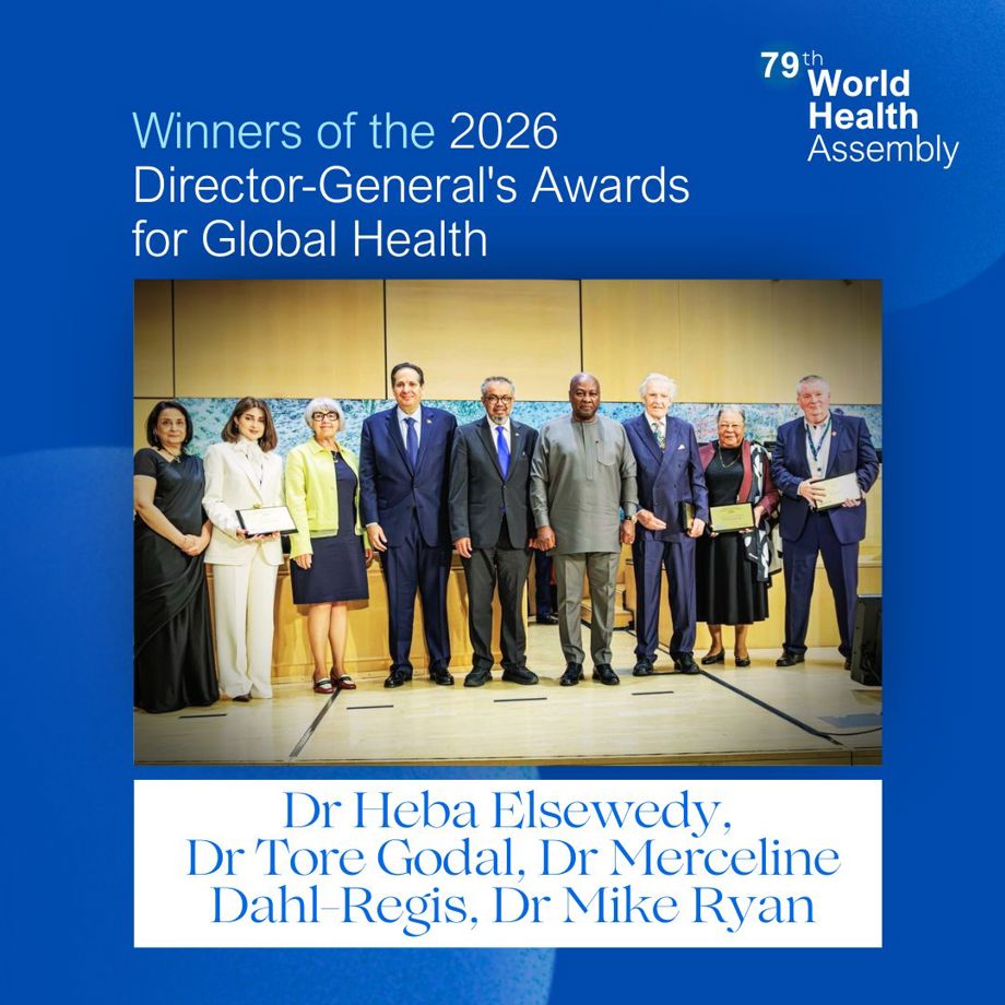 Contribution Medical WHO Honours Four Global Health Leaders for Lifetime Contributions to ...