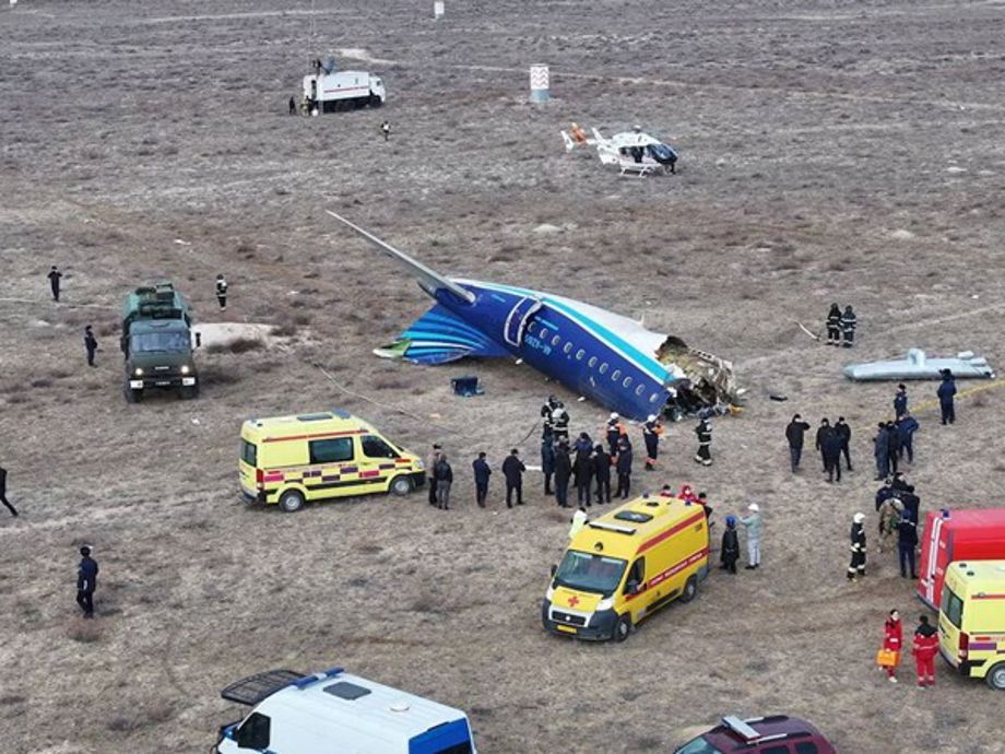 Flight 8432 Russian Missile Blamed for Azerbaijan Airlines Flight 8432 Crash ...