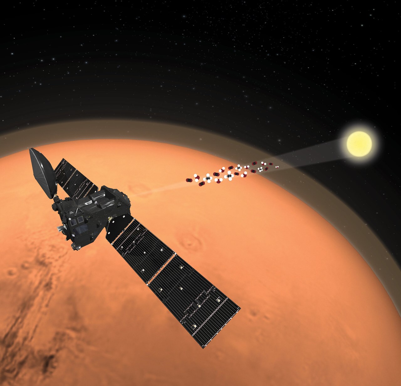 ExoMars Europa détecte quelque chose d’étrange dans l’atmosphère martienne