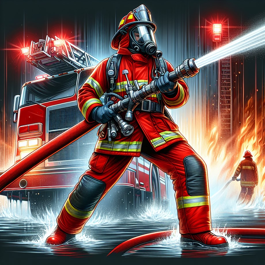 Heroic Firefighter Injured in Thane Factory Blaze Heroic Firefighter Injured in Thane Factory Blaze