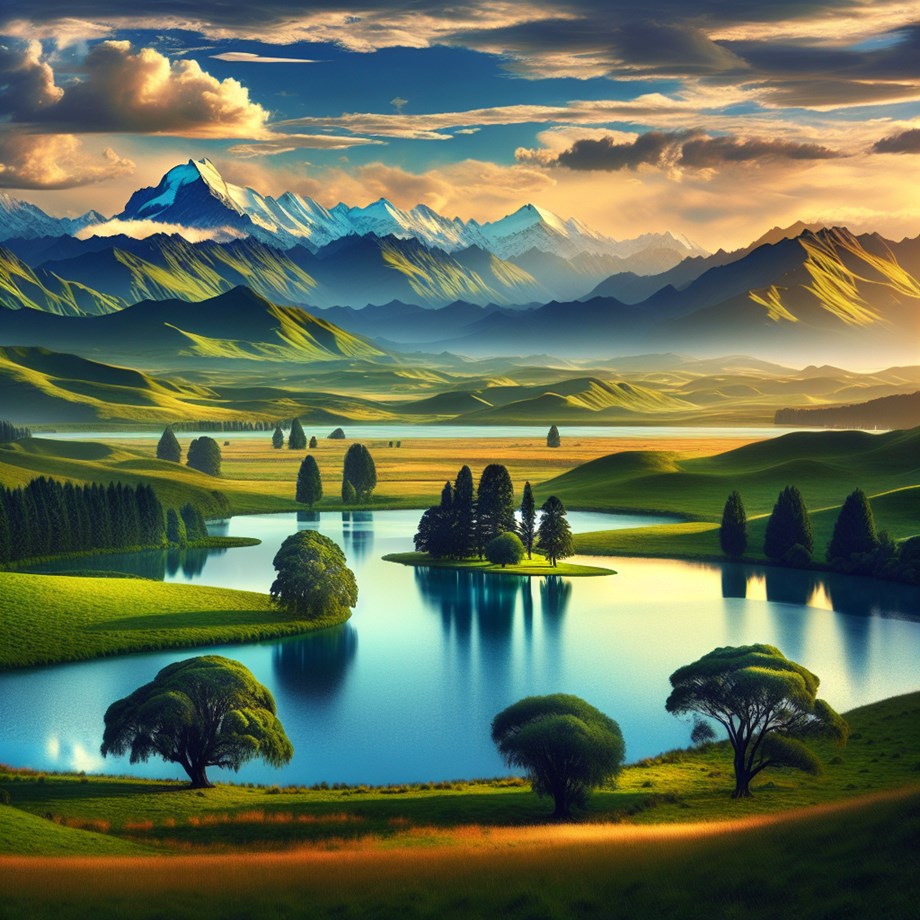 Illustration of Eco Luxury Living Spaces