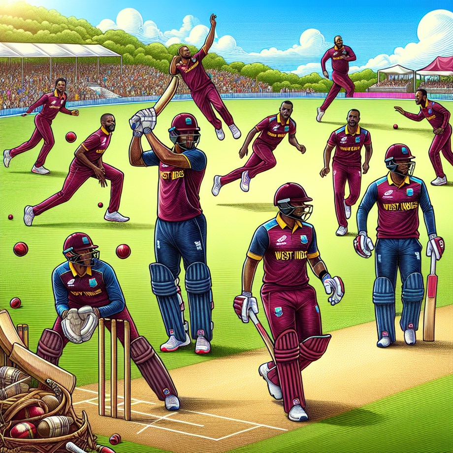 Traffic Jam Delays West Indies Entry at The Oval Traffic Jam Delays West Indies Entry at The Oval