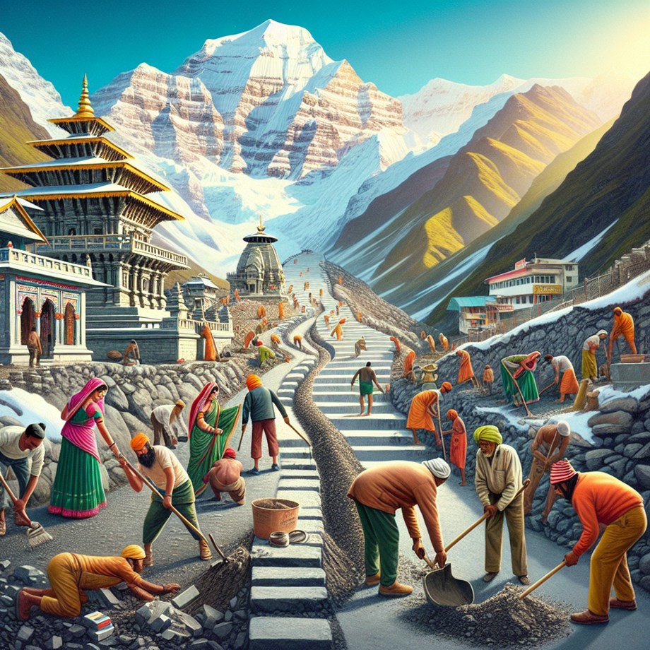 Kedarnath Trek Route Repairs to Be Completed in Seven Days Kedarnath Trek Route Repairs to Be Completed in Seven Days