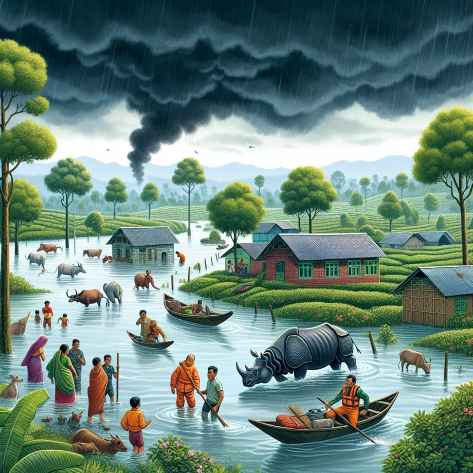 Assam's Grim Floods Show Signs of Receding | Science-Environment