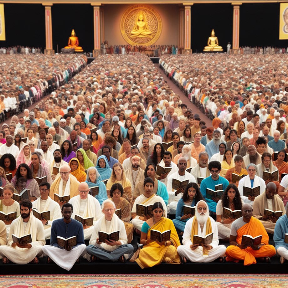 Five Lakh Voices Unite in Kolkata for Massive Gita Recital Five Lakh Voices Unite in Kolkata for Massive Gita Recital