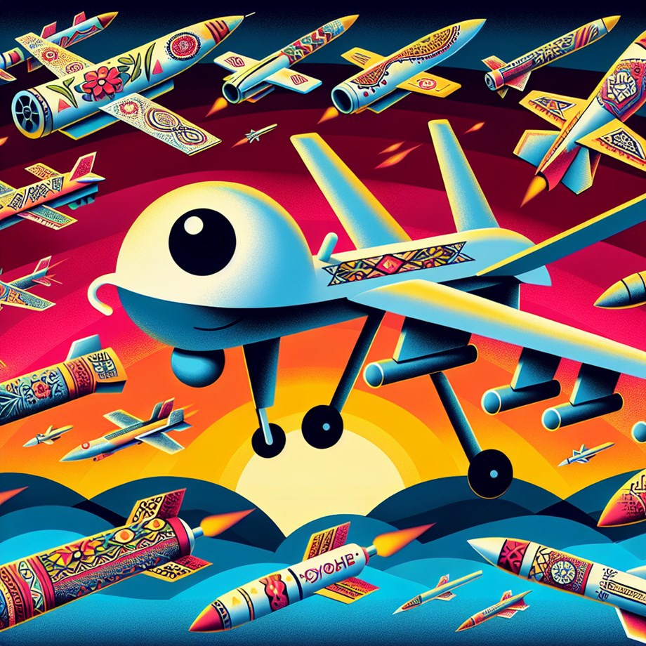 Ukrainian Air Force Thwarts Russian Drone Attack Ukrainian Air Force Thwarts Russian Drone Attack