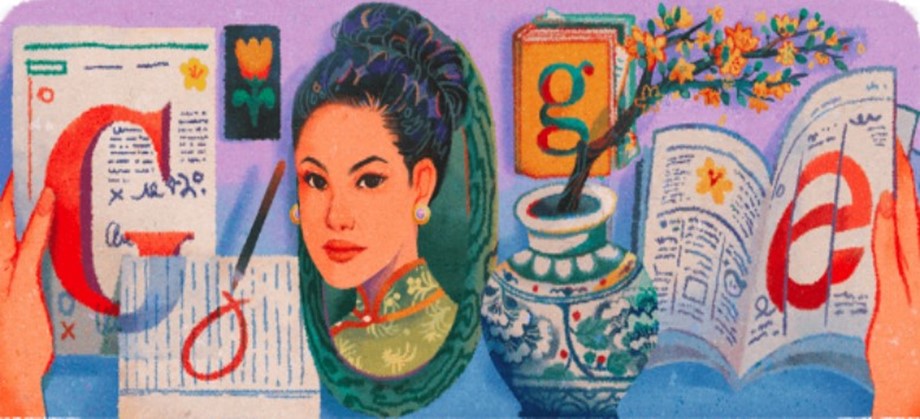 Google Doodle kỷ niệm Sương Nguyệt Anh: Nữ hiệu trưởng đầu tiên của Việt Nam