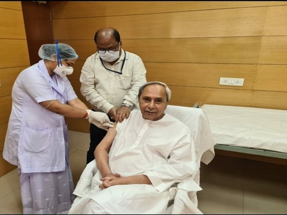 Odisha CM Naveen Patnaik takes first dose of COVID-19 vaccine Odisha CM Naveen Patnaik takes first dose of COVID-19 vaccine