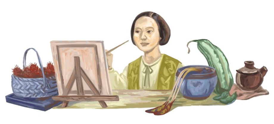 Google honors Georgette Chen, Singaporean painter with a doodle Google honors Georgette Chen, Singaporean painter with a doodle