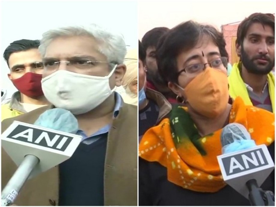 Delhi Minister Gehlot, AAP leader Atishi extend support to protesting farmers Delhi Minister Gehlot, AAP leader Atishi extend support to protesting farmers
