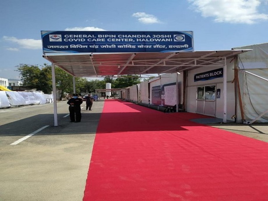 Uttarakhand CM inaugurates 500-bed COVID-19 Care Centre at Haldwani Uttarakhand CM inaugurates 500-bed COVID-19 Care Centre at Haldwani