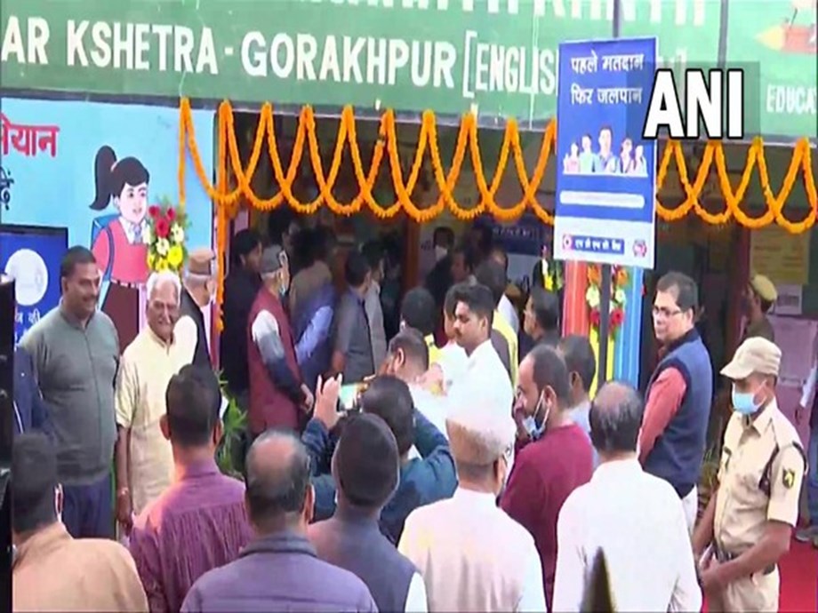 Polling begins in 57 constituencies for sixth phase of UP polls Polling begins in 57 constituencies for sixth phase of UP polls