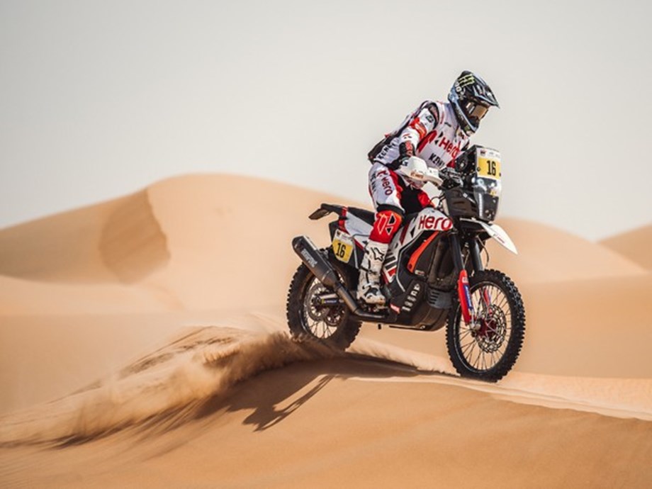 Abu Dhabi Desert Challenge 2023: Hero Motosports Team Rally continues steady run Abu Dhabi Desert Challenge 2023: Hero Motosports Team Rally continues steady run