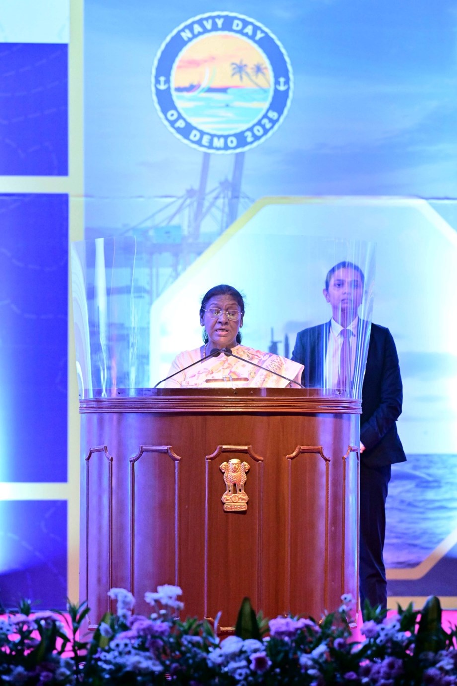 President Murmu Lauds Navy’s Role in Security and Blue Economy at Navy Day 2025