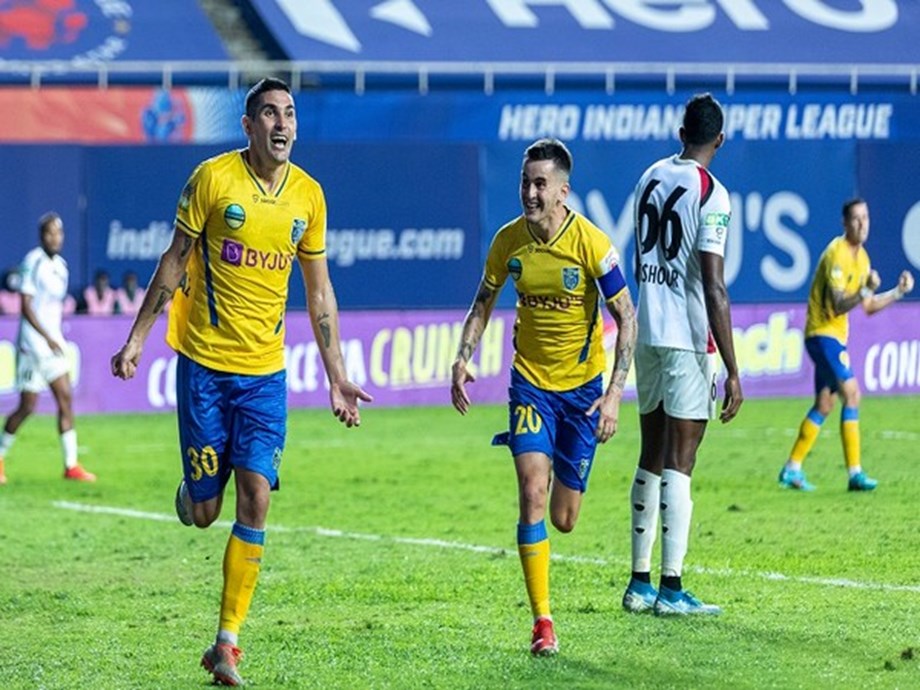 ISL: 10-man Kerala beat NorthEast United 2-1 ISL: 10-man Kerala beat NorthEast United 2-1