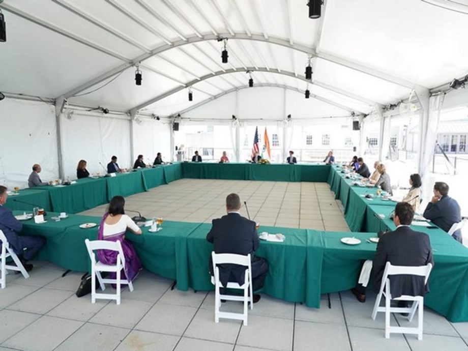 Foreign Secretary Shringla interactes with leading US companies under aegis of US-India Business Council Foreign Secretary Shringla interactes with leading US companies under aegis of US-India Business Council