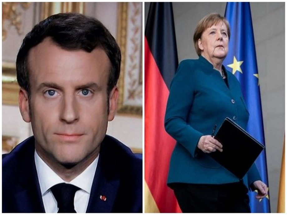 Macron offers Merkel French national honour on her farewell trip Macron offers Merkel French national honour on her farewell trip