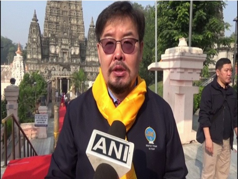 Mongolian delegation visits Mahabodhi temple in Bihar Mongolian delegation visits Mahabodhi temple in Bihar