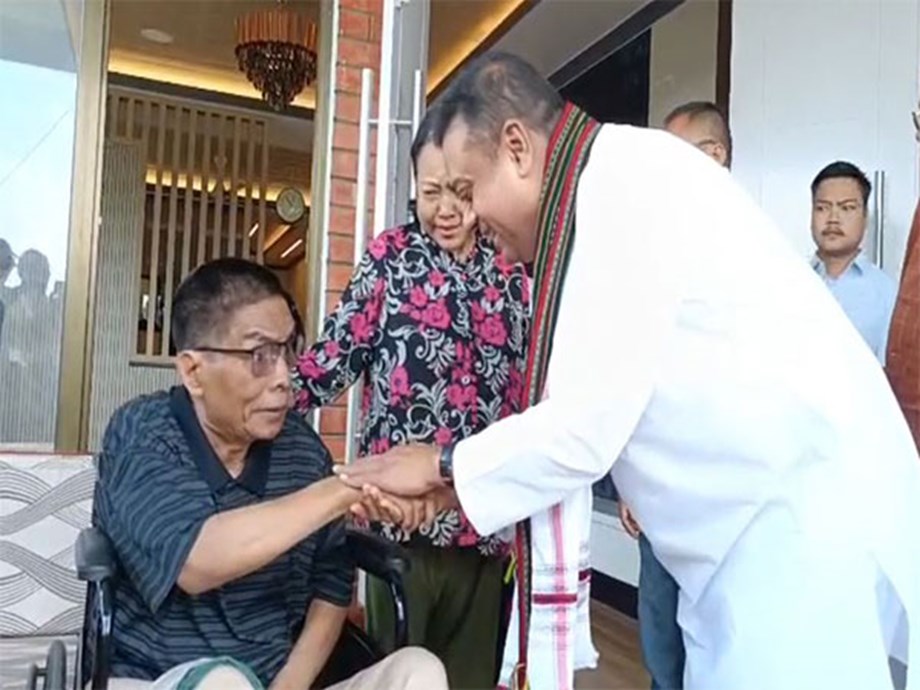 BJPs Sambit Patra Visits Injured Ex-MLA Valte Amid Manipur Unrest BJPs Sambit Patra Visits Injured Ex-MLA Valte Amid Manipur Unrest