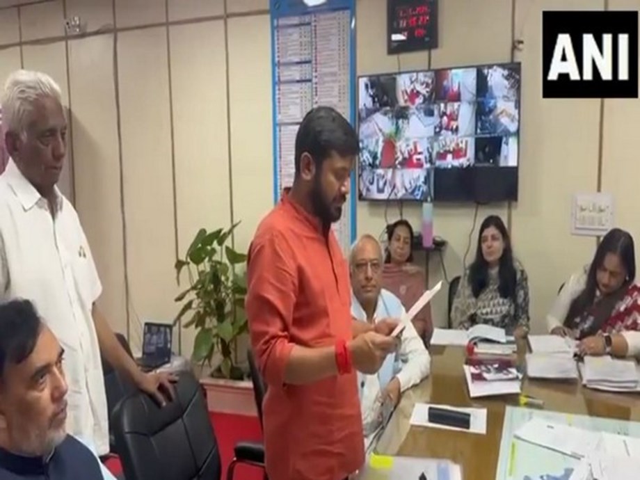 Congress leader Kanhaiya Kumar files nomination from North East Delhi seat Congress leader Kanhaiya Kumar files nomination from North East Delhi seat