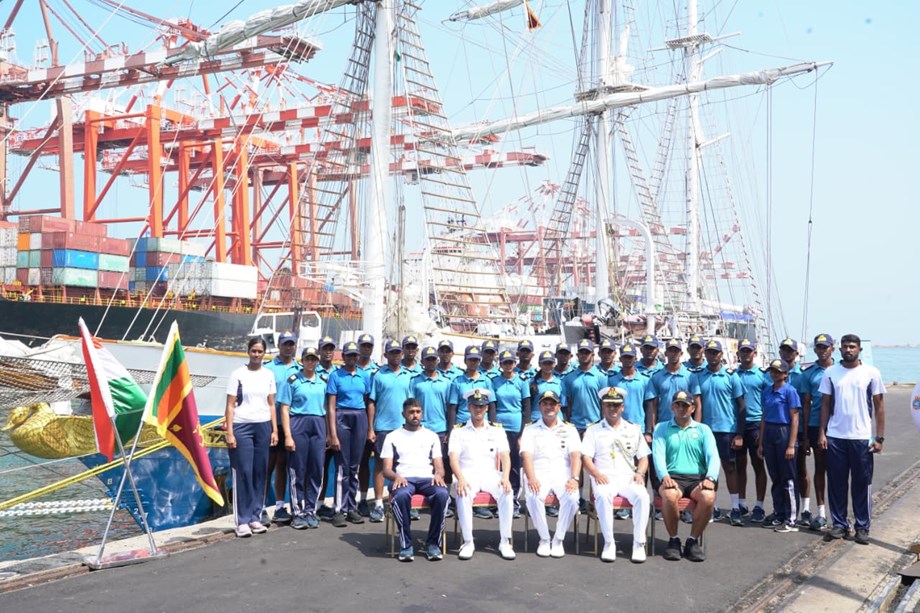 INS Tarangini Reaches Colombo After Joint Sail Training with Sri Lanka Navy INS Tarangini Reaches Colombo After Joint Sail Training with Sri Lanka Navy