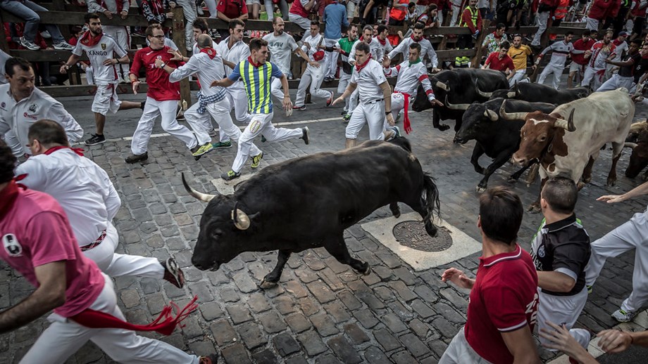 Corrida de toros en España acaba en carrera al sprint, seis heridos