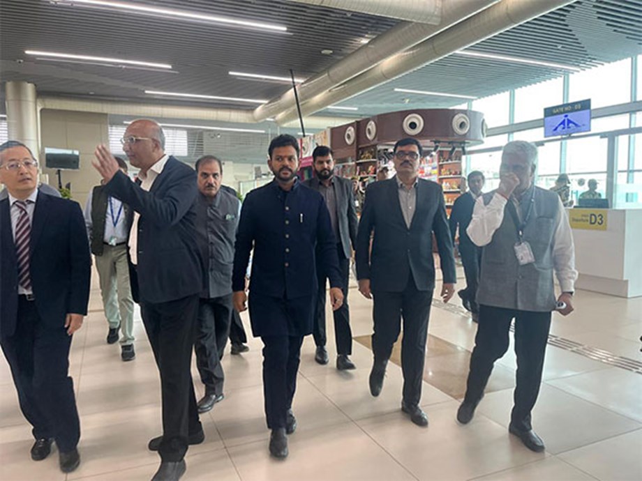 Aviation Minister Inspects Prayagraj Airport Amid Maha Kumbh Preparations Aviation Minister Inspects Prayagraj Airport Amid Maha Kumbh Preparations