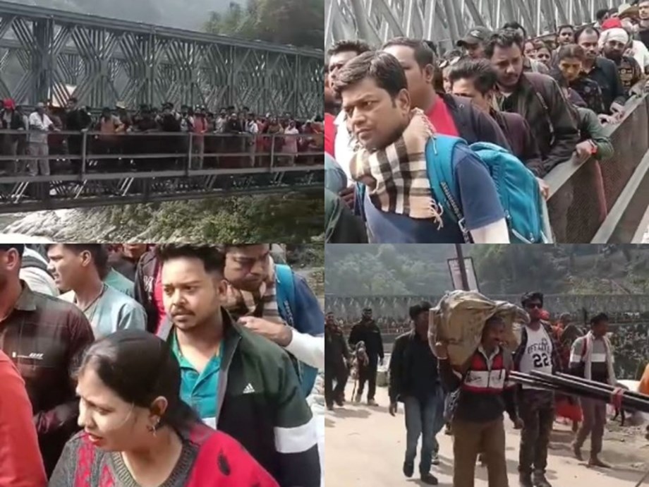 Kedarnath portals to open tomorrow, huge crowd of devotees head for shrine Kedarnath portals to open tomorrow, huge crowd of devotees head for shrine