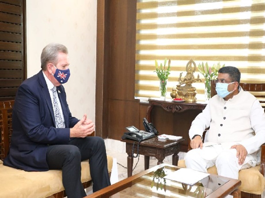 Union Minister Dharmendra Pradhan meets Australian High Commissioner to India, discusses cooperation in education sector Union Minister Dharmendra Pradhan meets Australian High Commissioner to India, discusses cooperation in education sector