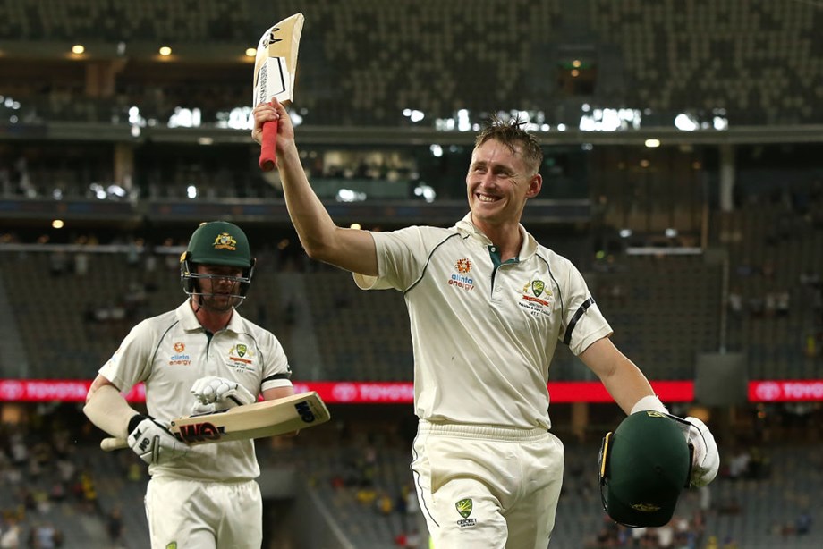 Cricket-Labuschagne century powers Australia but Windies dig in Cricket-Labuschagne century powers Australia but Windies dig in