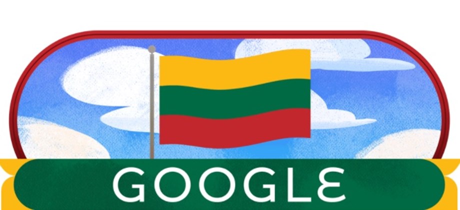 „Google Doodle“ švenčia 2022 m. Lietuvos nepriklausomybės dieną
