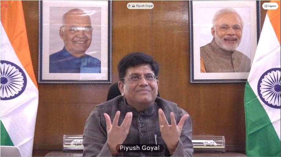 Union Minister Piyush Goyal digitally analyses BAPS Temple 3D model at Dubai Expo Union Minister Piyush Goyal digitally analyses BAPS Temple 3D model at Dubai Expo