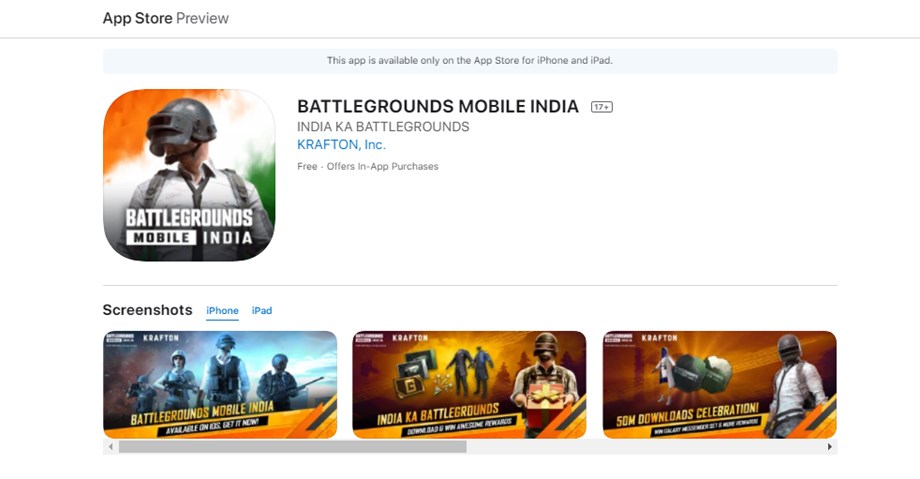 Battlegrounds Mobile India now available on iOS Battlegrounds Mobile India now available on iOS