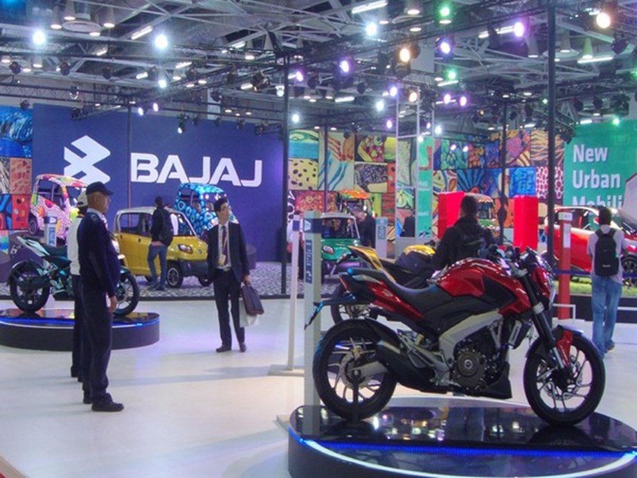 Bajaj Auto shares decline nearly 3 pc after April sales data Bajaj Auto shares decline nearly 3 pc after April sales data