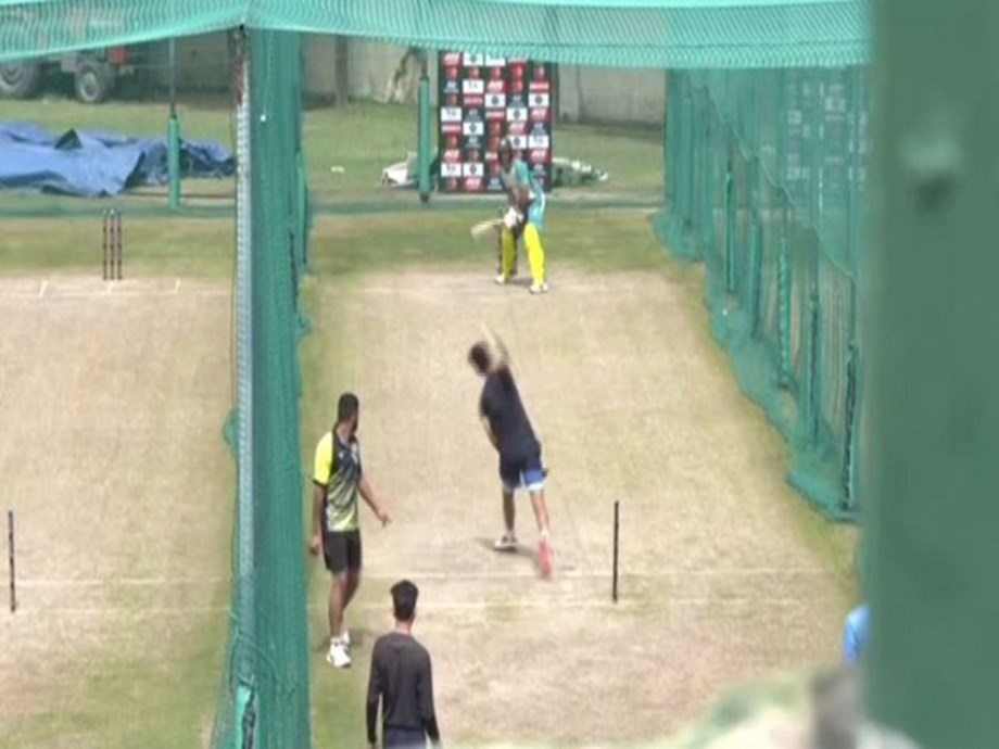 Australian team hold practice session ahead of first T20I against India in Mohali Australian team hold practice session ahead of first T20I against India in Mohali