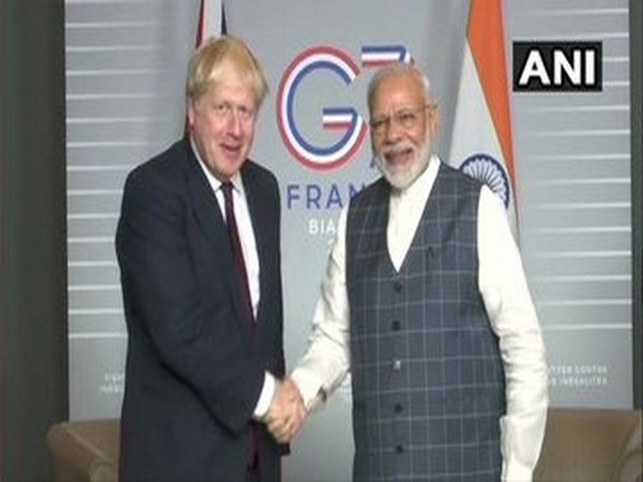 PM Modi holds talks with British counterpart Boris Johnson PM Modi holds talks with British counterpart Boris Johnson