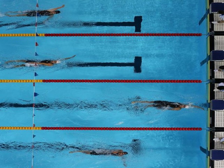 Olympic swimming ends with splashy new records, US gold Olympic swimming ends with splashy new records, US gold