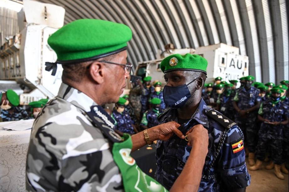 Uganda Police personnel awarded medals for service in Somalia Uganda Police personnel awarded medals for service in Somalia