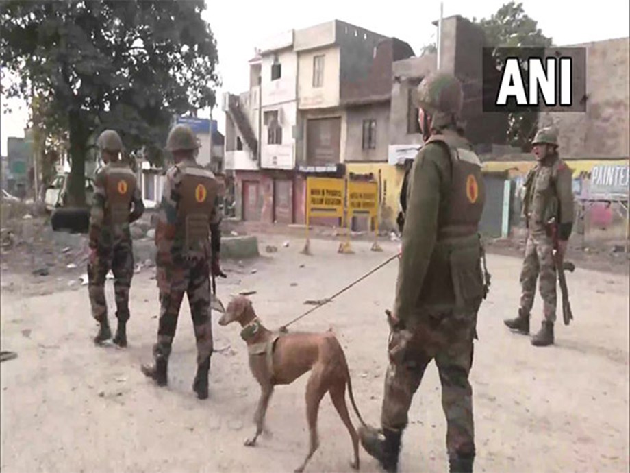 Narwal twin blasts: Army dog unit, bomb squad investigate explosion site Narwal twin blasts: Army dog unit, bomb squad investigate explosion site