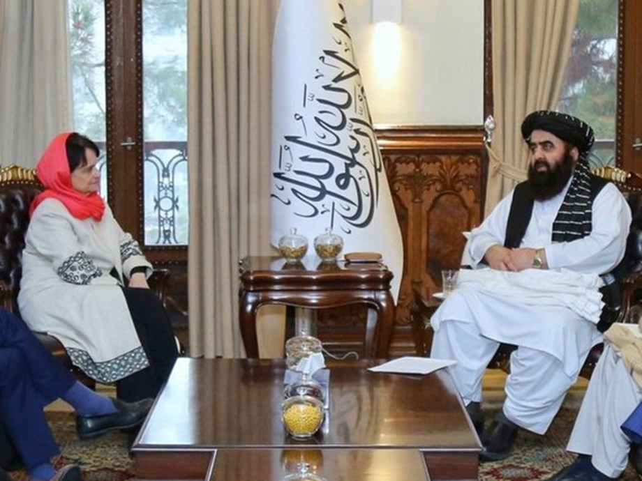 Taliban Foreign Minister meets UN special envoy, discusses human rights issues Taliban Foreign Minister meets UN special envoy, discusses human rights issues